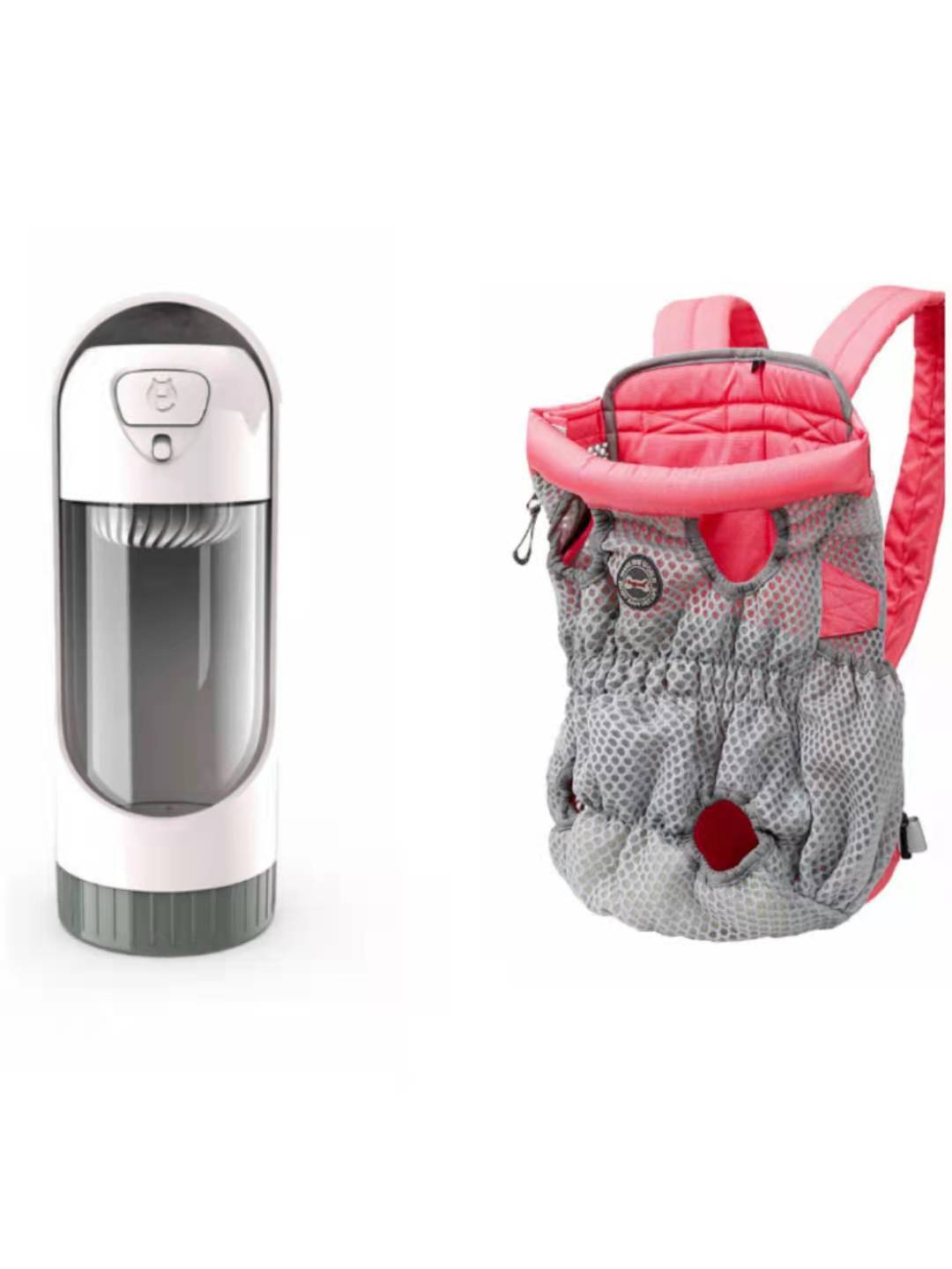 Sac à dos de transport pour animaux de compagnie, sac à bandoulière en maille respirante pour voyage en plein air